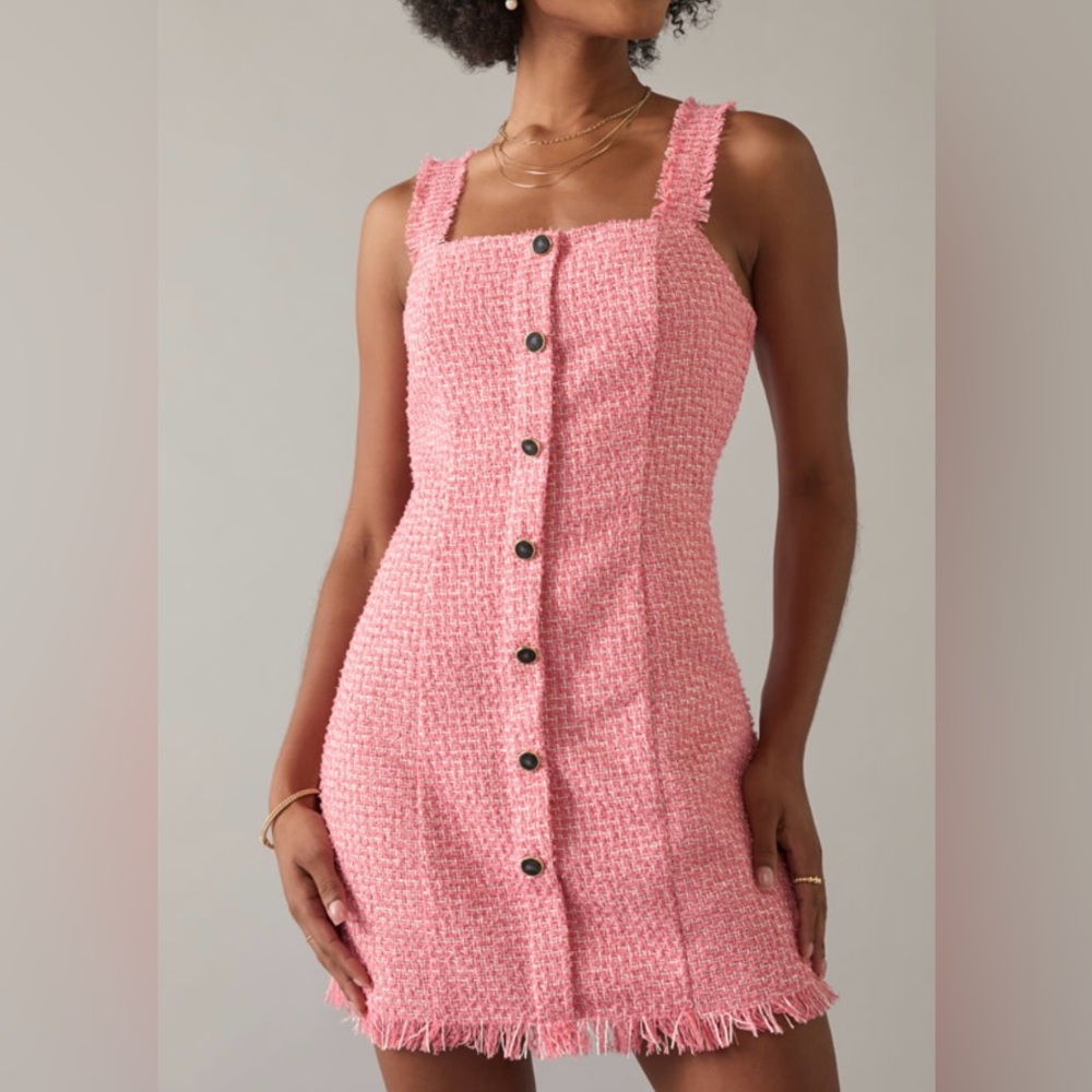 Francesca’s collections Nikki Tweed Shift Mini Dress